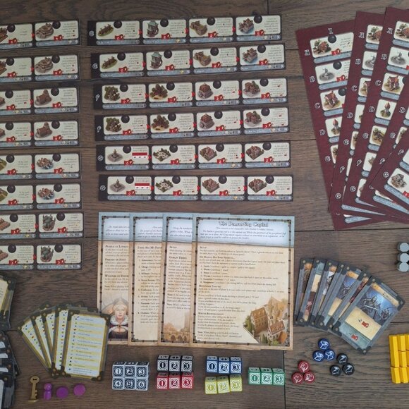 Kingsburg Second Edition Board Game Queen Roleplay Scenario Expansion Pieces - Picture 5 of 12